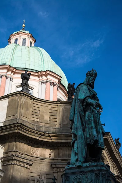 Площа хрестоносців, Прага, Чехія — стокове фото