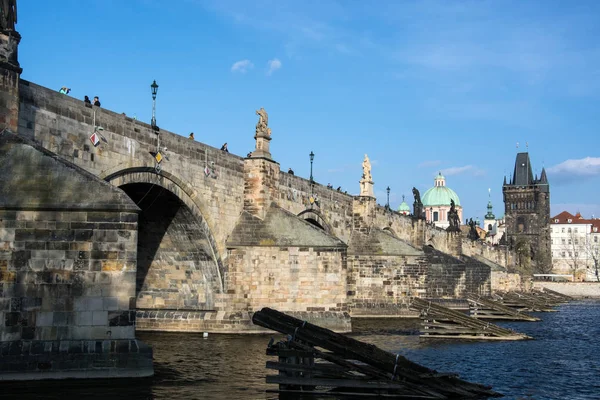 Jembatan Charles, Praha, Republik Ceko — Stok Foto