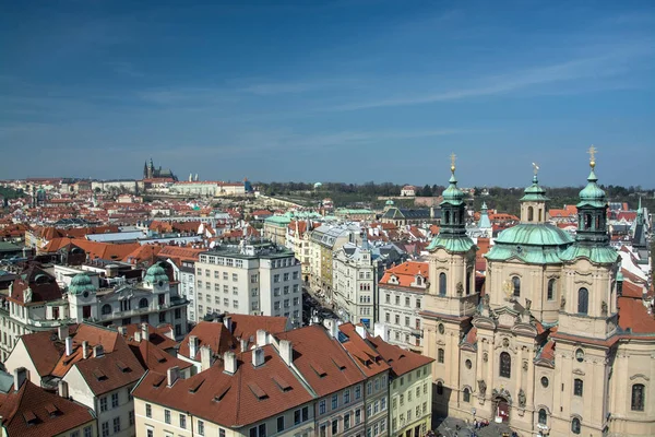 Widok na miasto, Praga, Czechy — Zdjęcie stockowe