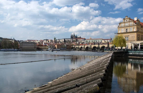 Karlův most, Praha, Česká republika — Stock fotografie