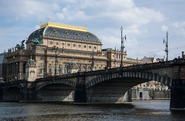 Teater Nasional, Praha, Republik Ceko — Stok Foto