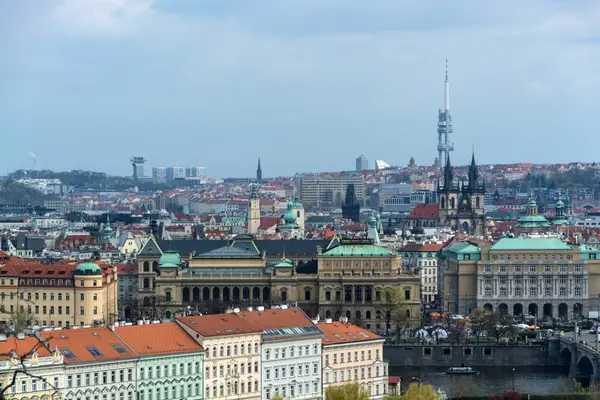 Widok na miasto, Praga, Czechy — Zdjęcie stockowe