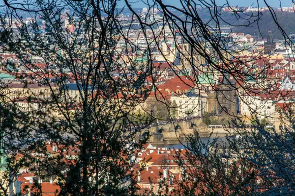 Vue sur la ville, Prague, République tchèque — Photo