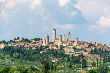 San gimignano, Toskana, İtalya