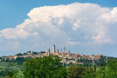 San gimignano, Toskana, İtalya