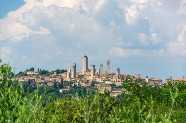 San gimignano, Toskana, İtalya