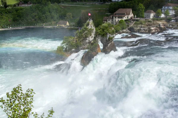 Cascada Rinului din Schaffhausen, Elveția — Fotografie, imagine de stoc