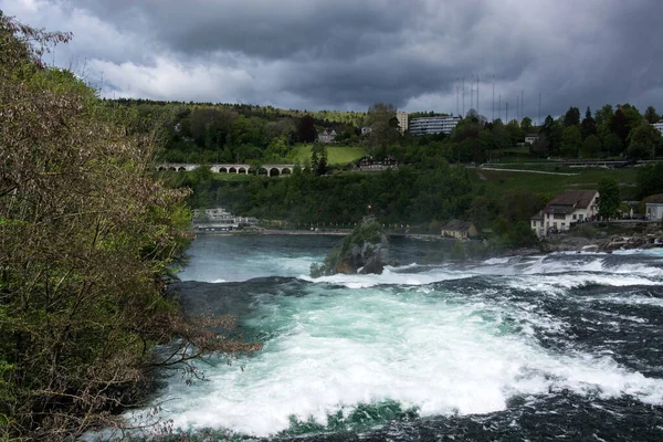 Καταρράκτες Ρήνου στο Schaffhausen, Ελβετία — Φωτογραφία Αρχείου