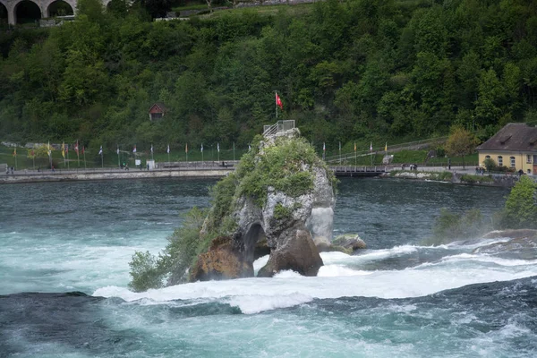 Air terjun Rhine dari Schaffhausen, Swiss — Stok Foto