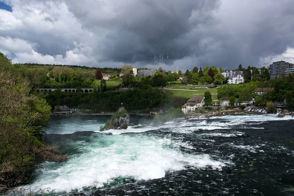 Rhen Falls of Schaffhausen, Schweiz — Stockfoto