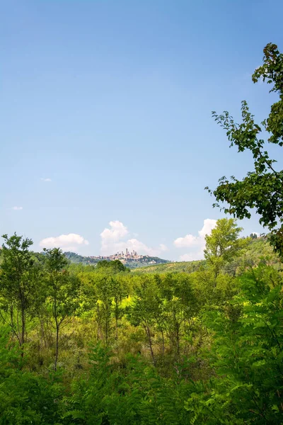 San gimignano, Toskánsko, Itálie — Stock fotografie