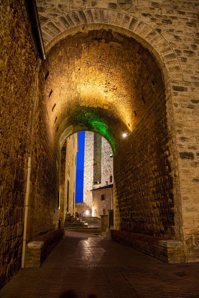 San Gimignano, Tuscany, Italia — Stok Foto