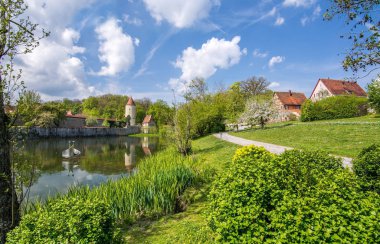 Şehir Duvarı, Dinkelsbuehl, Almanya