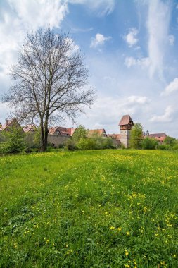 Şehir Duvarı, Dinkelsbuehl, Almanya