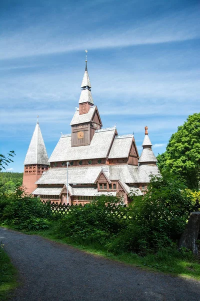 Gustav Adolf Stave Church, Hahnenklee, Niemcy — Zdjęcie stockowe