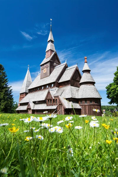 Gustav Adolf Stave Church, Hahnenklee, Jerman — Stok Foto