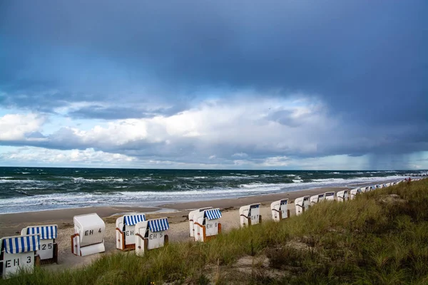 Pobřeží Baltského moře, Meklenbursko-Přední Pomořan, Německo — Stock fotografie