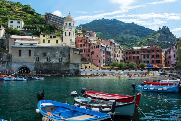 Vernazza, Cinque Terre, Włochy Obrazek Stockowy
