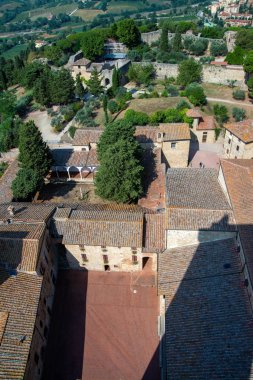 San gimignano, Toskana, İtalya
