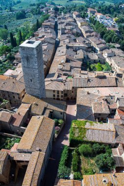San gimignano, Toskana, İtalya
