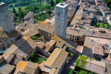 San gimignano, Toskana, İtalya