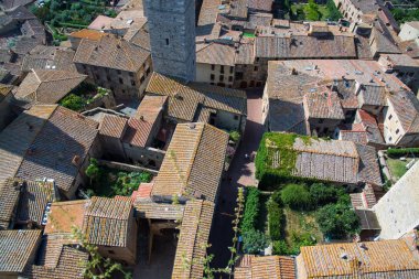 San gimignano, Toskana, İtalya