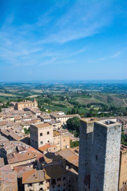 San gimignano, Toskana, İtalya