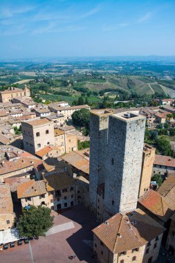 San gimignano, Toskana, İtalya