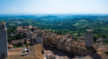 San gimignano, Toskana, İtalya