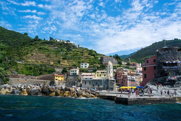 Vernazza, Cinque Terre, Italië — Stockfoto