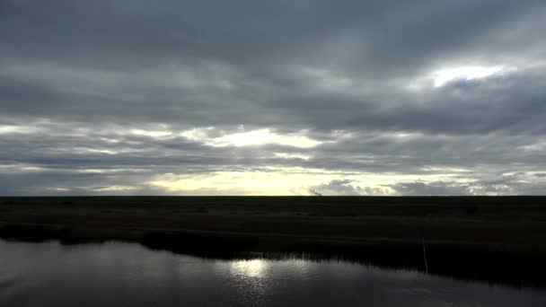 Відео Дамби Greetsiel День Обіду — стокове відео