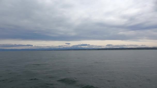 Het Bodenmeer Ligt Het Bodenmeer Dat Deel Uitmaakt Van Het — Stockvideo