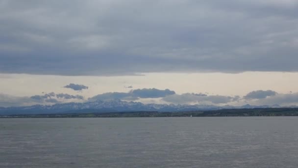 Lago Constanza Encuentra Dentro Cuenca Del Lago Constanza Que Parte — Vídeos de Stock