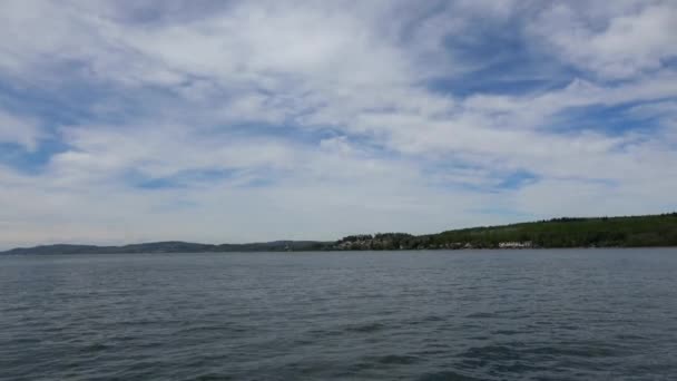 Lac Constance Trouve Dans Bassin Lac Constance Qui Fait Partie — Video