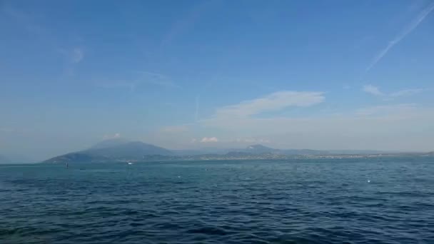 Lake Garda Lombardy Largest Lake Italy — 비디오