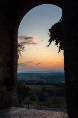 Monteriggioni, Toskana, İtalya