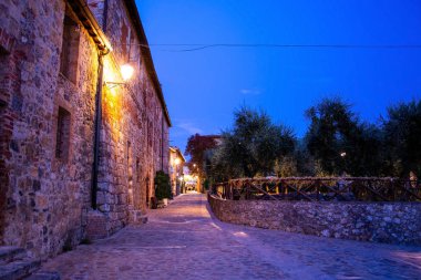 Monteriggioni, Toskana, İtalya