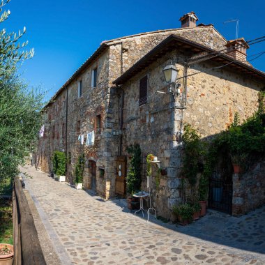 Monteriggioni, Toskana, İtalya