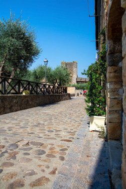 Monteriggioni, Toskana, İtalya