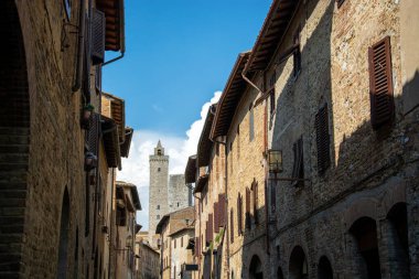 San gimignano, Toskana, İtalya