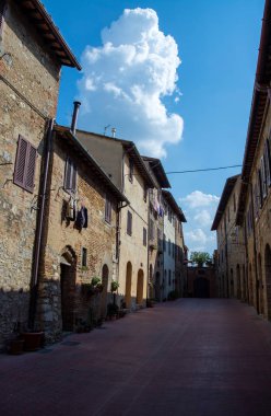 San gimignano, Toskana, İtalya