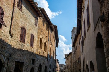 San gimignano, Toskana, İtalya