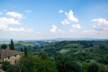 San gimignano, Toskana, İtalya