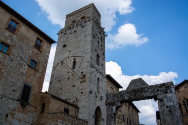 San gimignano, Toskana, İtalya