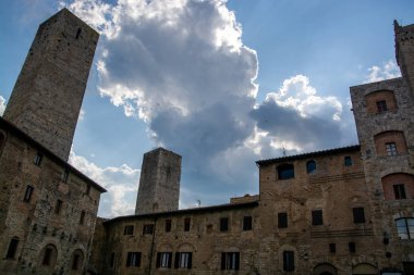 San gimignano, Toskana, İtalya