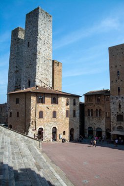 San gimignano, Toskana, İtalya