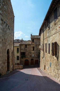 San gimignano, Toskana, İtalya