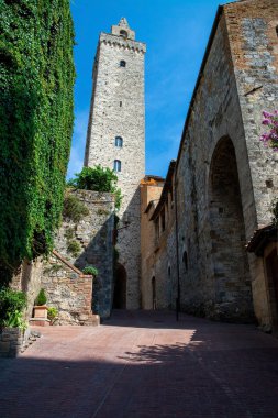 San gimignano, Toskana, İtalya