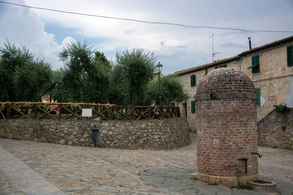 Monteriggioni, Toskánsko, Itálie — Stock fotografie