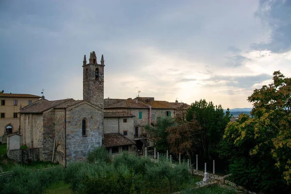 Monteriggioni, Toskana, İtalya — Stok fotoğraf